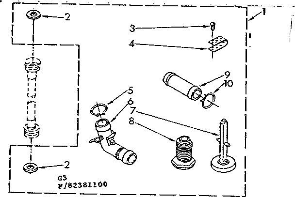 Kenmore 11083381600 miscellaneous parts diagram