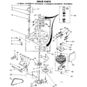 Kenmore 11082406610 drive parts diagram