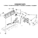 Kenmore 11082406610 console parts diagram