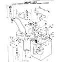 Kenmore 11084090110 cabinet parts diagram