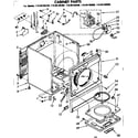 Kenmore 11086186800 cabinet parts diagram