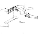Kenmore 11086406840 console and control parts diagram
