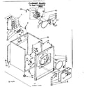 Kenmore 11086545110 cabinet parts diagram