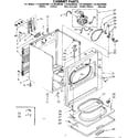 Kenmore 11086580600 cabinet parts diagram