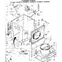 Kenmore 11087082110 cabinet parts diagram