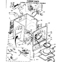 Sears 11087160110 cabinet parts diagram