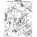 Sears 11087186400 cabinet parts diagram