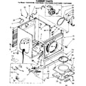 Sears 11087193600 cabinet parts diagram