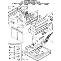 Sears 11087294720 top and console parts diagram