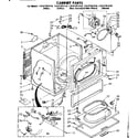 Sears 11087381410 cabinet parts diagram
