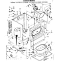 Sears 11087384600 cabinet parts diagram