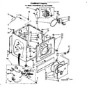 Sears 11087406100 cabinet parts diagram