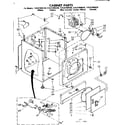 Sears 11087406120 cabinet parts diagram