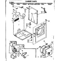Kenmore 11088416710 cabinet parts diagram