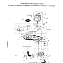 Kenmore 41789090800 washer drive system pump diagram