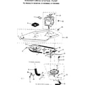Kenmore 41789190620 washer drive system, pump diagram