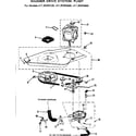 Kenmore 41789395800 washer drive system pump diagram