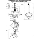 Kenmore 41789395800 transmission water seal lower bearing asmy diagram