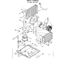 Kenmore 106741390 unit parts diagram