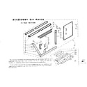 Kenmore 106741390 accessory kit parts diagram