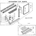 Kenmore 106742282 accessory kit parts diagram