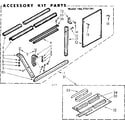 Kenmore 1067751791 accessory kit prts diagram