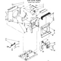 Kenmore 1067760750 air flow parts diagram