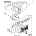 Kenmore 1067761370 cabinet parts diagram