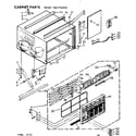 Kenmore 1067762091 cabinet parts diagram