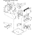 Kenmore 1067770551 air flow and control parts diagram
