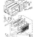 Kenmore 1067772090 cabinet parts diagram