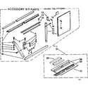 Kenmore 1067772090 accessory kit parts diagram