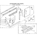 Kenmore 1067781810 accessory kit parts diagram