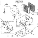 Kenmore 106850156 unit parts diagram