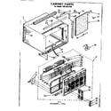 Kenmore 1068701140 cabinet parts diagram