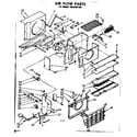 Kenmore 1068701140 air flow parts diagram