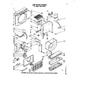 Kenmore 1068701541 air flow parts diagram