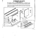 Kenmore 1068701541 accessory kit parts diagram