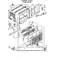 Kenmore 1068711490 cabinet parts diagram