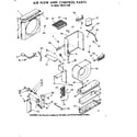 Kenmore 1068711490 air flow and control parts diagram