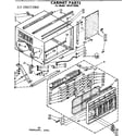 Kenmore 1068712080 cabinet parts diagram