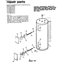 Kenmore 153313540 replacement parts diagram
