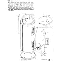 Kenmore 153320110 non-functional replacement parts diagram