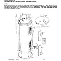 Kenmore 153320711 non-functional replacement parts diagram