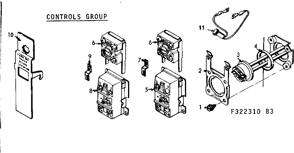 Kenmore 153322410 functional replacement parts diagram