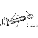 Kenmore 155845200 combustion air kit diagram