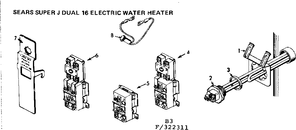 Kenmore 183322511 controls diagram