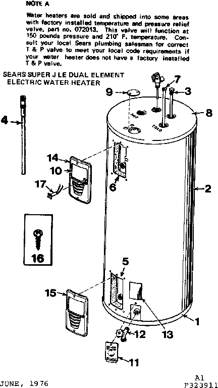 Kenmore 183324310 replacement parts diagram