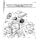 Kenmore 2537795060 electrical system & air handling parts diagram