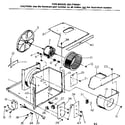 Kenmore 2537795061 electrical system & air handling parts diagram